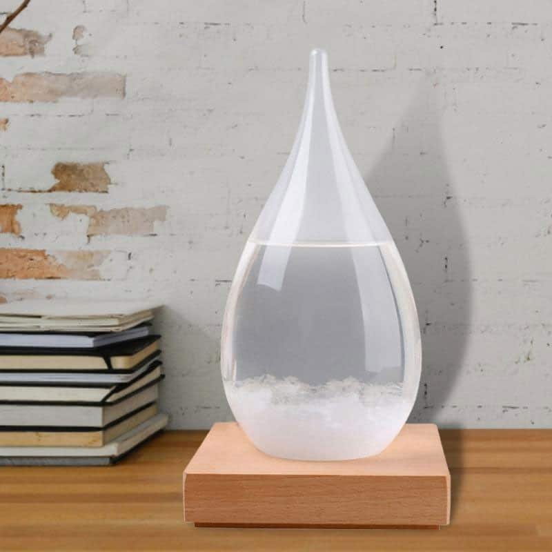 Baromètre Cristaux Goutte d'Eau - Objet Scientifique - Science Labs