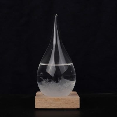 Baromètre de Cristaux Design Goutte d'Eau - Objet Scientifique - Science Labs