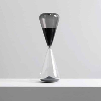 Grand Sablier Noir - Objet Scientifique - Science Labs