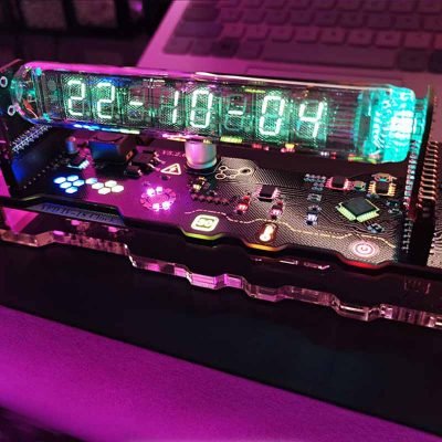 Horloge Afficheur Nixie VFD - Objet Scientifique - Science Labs