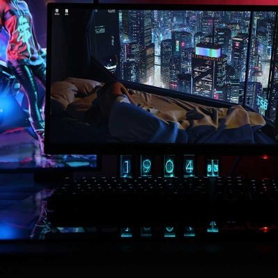 Horloge Nixie 5 Tubes - Objet Scientifique - Science Labs