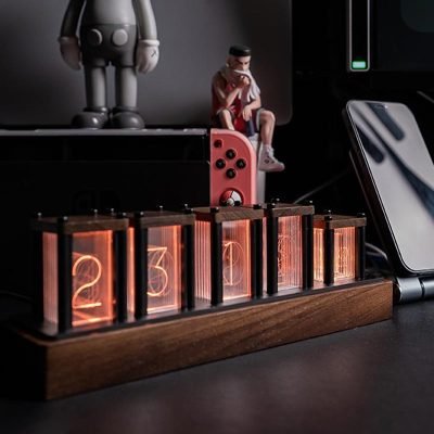Horloge Nixie 5 Tubes - Objet Scientifique - Science Labs
