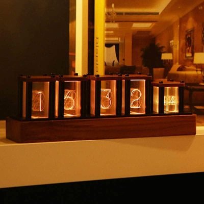 Horloge Nixie 5 Tubes - Objet Scientifique - Science Labs