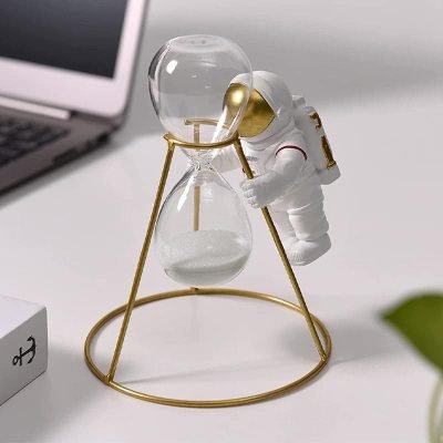 Petit Sablier Décoratif Astronaute - Objet Scientifique - Science Labs