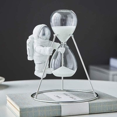 Petit Sablier Décoratif Astronaute - Objet Scientifique - Science Labs