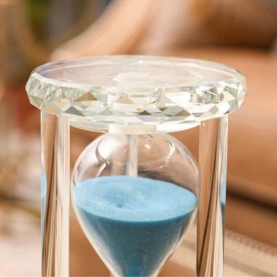 Sablier en Verre de Cristal - Objet Scientifique - Science Labs