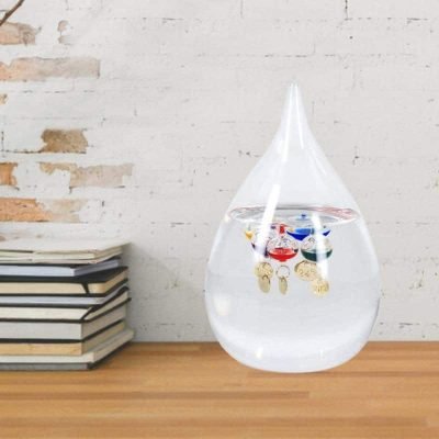 Thermomètre de Galilée Forme Goutte d'Eau - Objet Scientifique - Science Labs