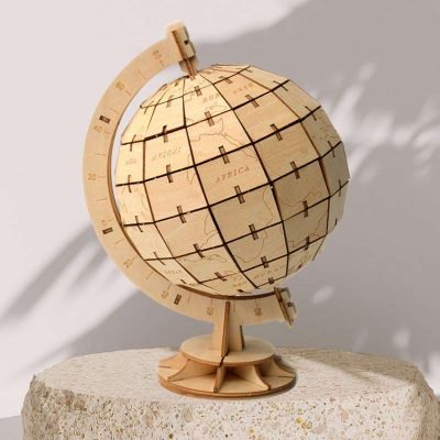 Wooden World Globe
