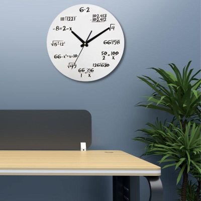 Horloge Équation - Horloge Murale Originale - Deco Scientifique