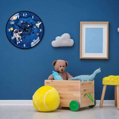 Horloge Espace - Horloge Murale Originale - Deco Scientifique