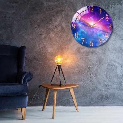 Horloge Murale Univers - Horloge Murale Originale - Deco Scientifique