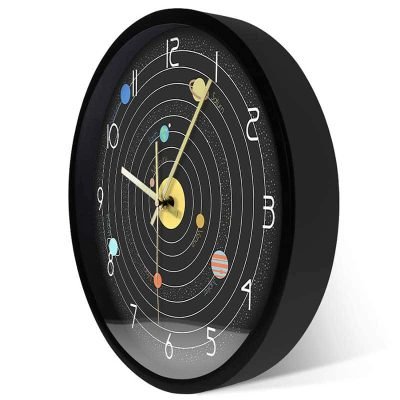 Horloge Système Solaire - Horloge Murale Originale - Deco Scientifique