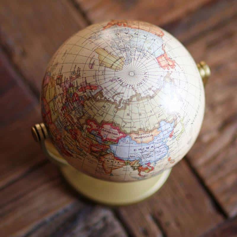 Petit Globe Terrestre Ancien - Globe Terrestre Déco - Science Labs