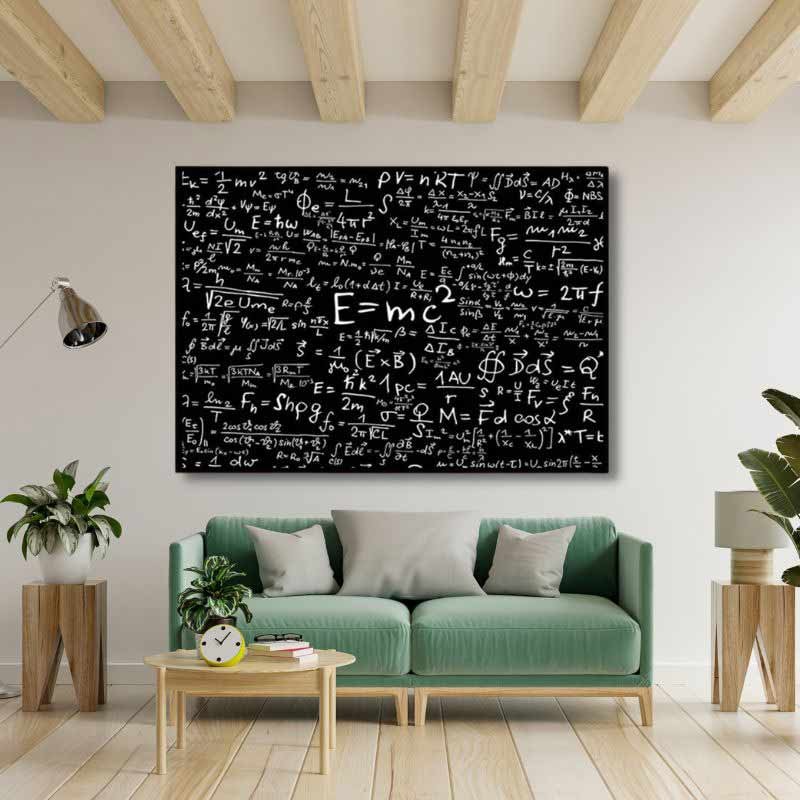 Math Equation Poster E=mc2