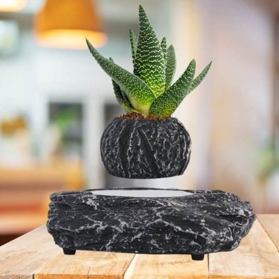 Floating Stone Style Flower Pot