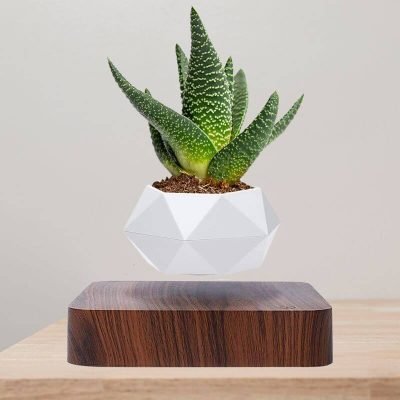 Magnetic Levitating Flower Pot Design