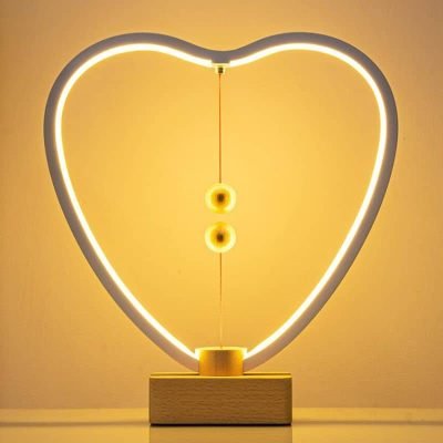 Two Magnetic Spheres Lamp