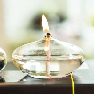 Pebble Oil Lamp