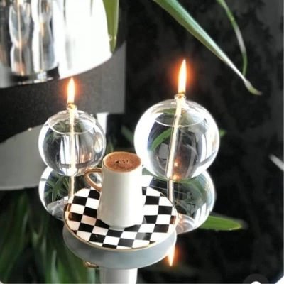 Round Oil Lamp