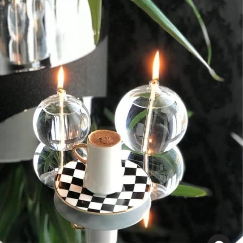Round Oil Lamp