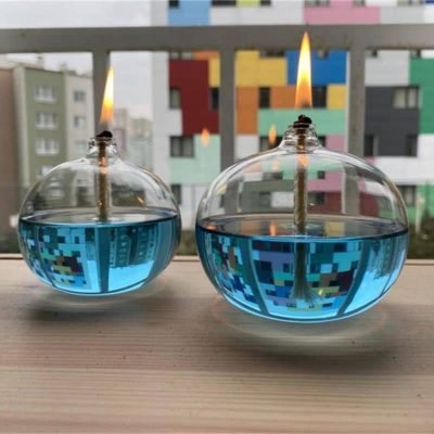 Round Oil Lamp