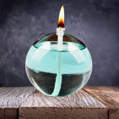 Round Oil Lamp