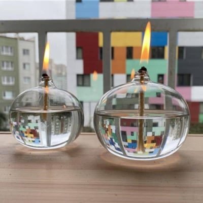 Round Oil Lamp