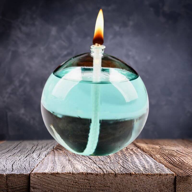 Round Oil Lamp