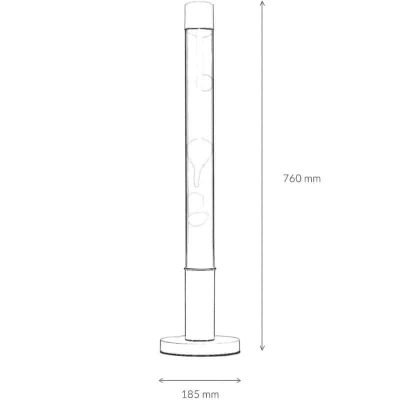 lampe à lave géante xxl - lampe scientifique - deco scientifique