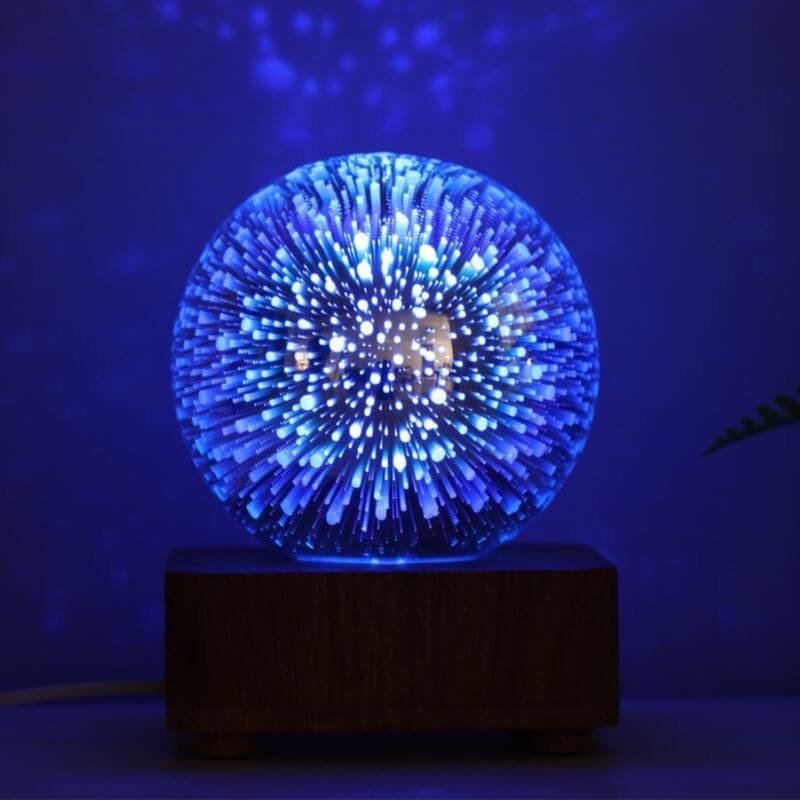 Lampe à poser originale feux d'artifice - lampe originale à poser - deco scientifique