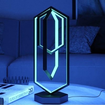 Lampe géométrique Polygone - lampe originale à poser - deco scientifique