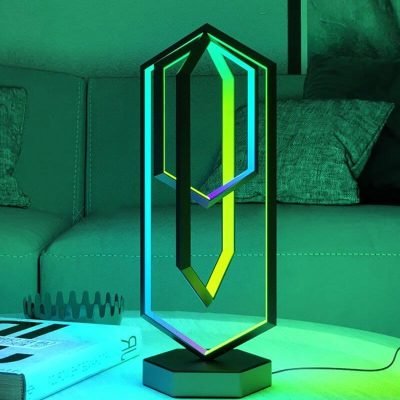 Lampe géométrique Polygone - lampe originale à poser - deco scientifique