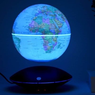 Lampe Globe Terrestre en Lévitation - lampe scientifique - deco scientifique
