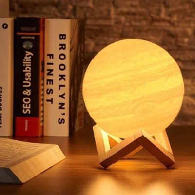 Lampe Jupiter - lampe espace - deco scientifique