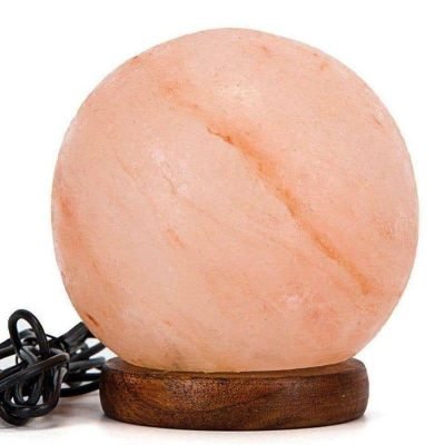 Lampe Pierre de Sel Ronde - lampe scientifique - deco scientifique