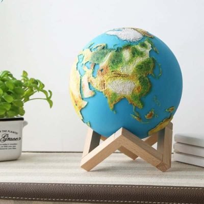 Lampe Planète Terre - lampe espace - deco scientifique