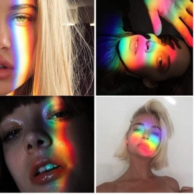 Projecteur Arc en Ciel - lampe arc en ciel - deco scientifique