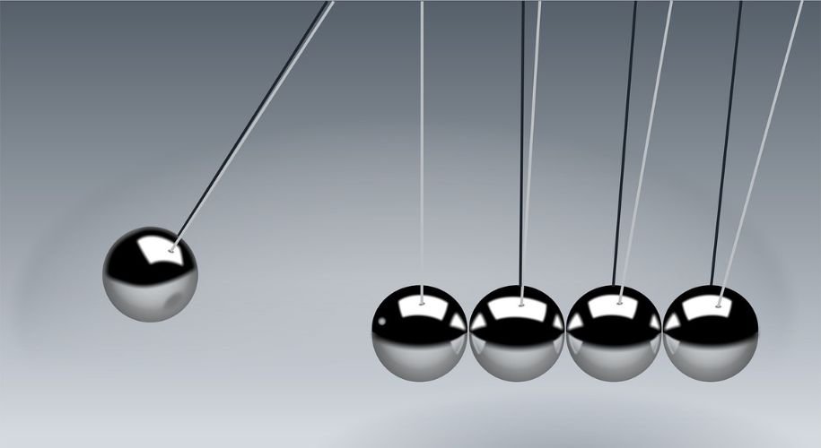 Pendule de Newton signification