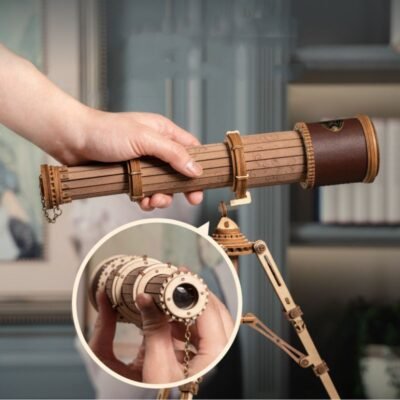 3D Wooden Puzzle Telescope