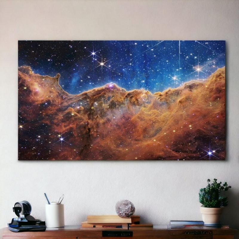 James Webb Telescope Image Poster