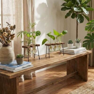The Propagation Station – Vintage Hydroculture Vase (Set of 3)