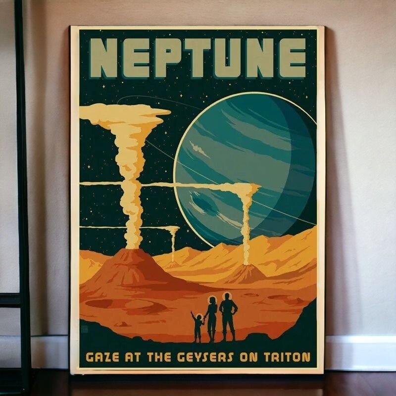 Vintage Science Fiction Poster