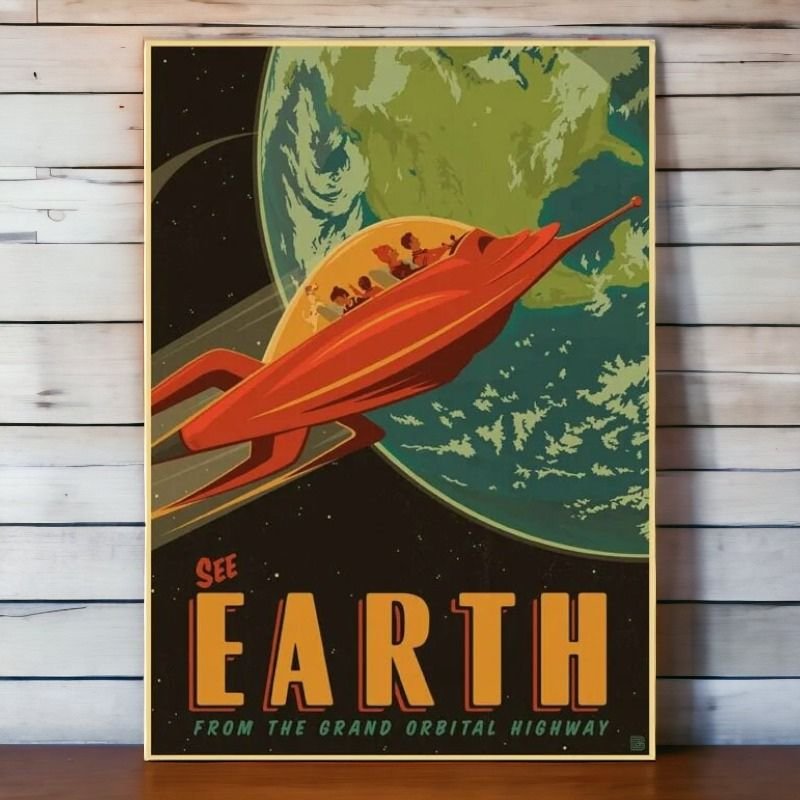 Vintage Science Fiction Poster