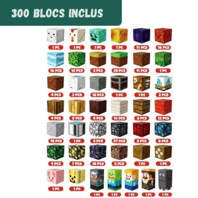 Magnetic Building Blocks Maxi Pack (300 Pieces)