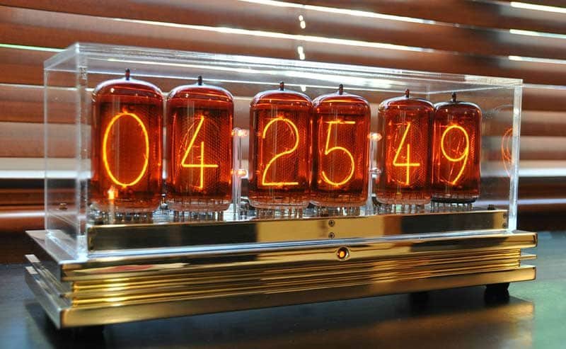 retro desk clock