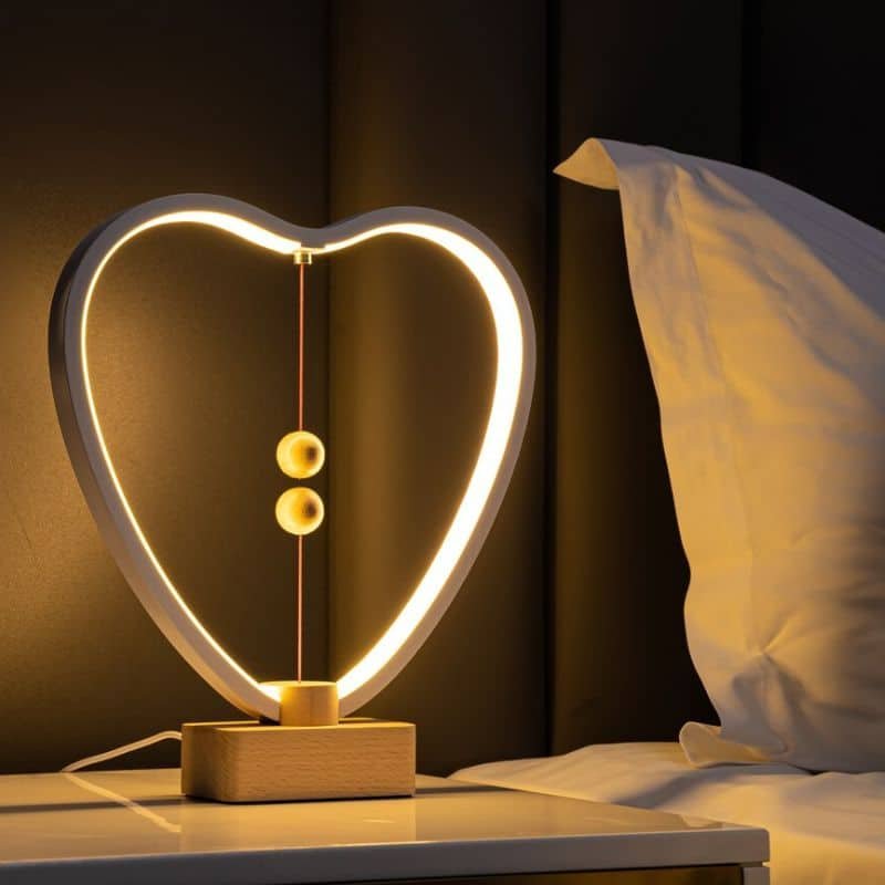Two Magnetic Spheres Lamp