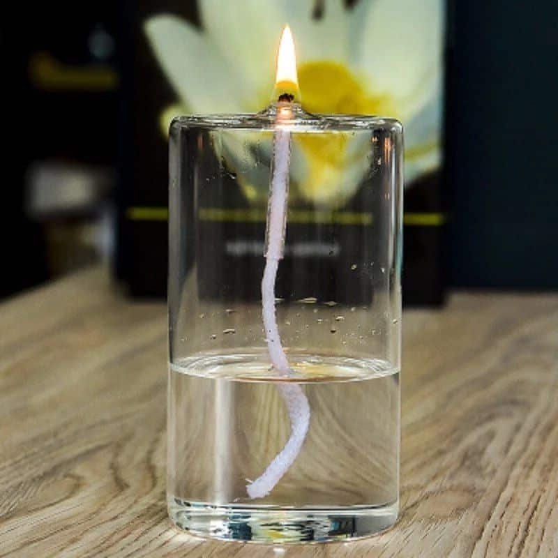 Glass Oil Lamp