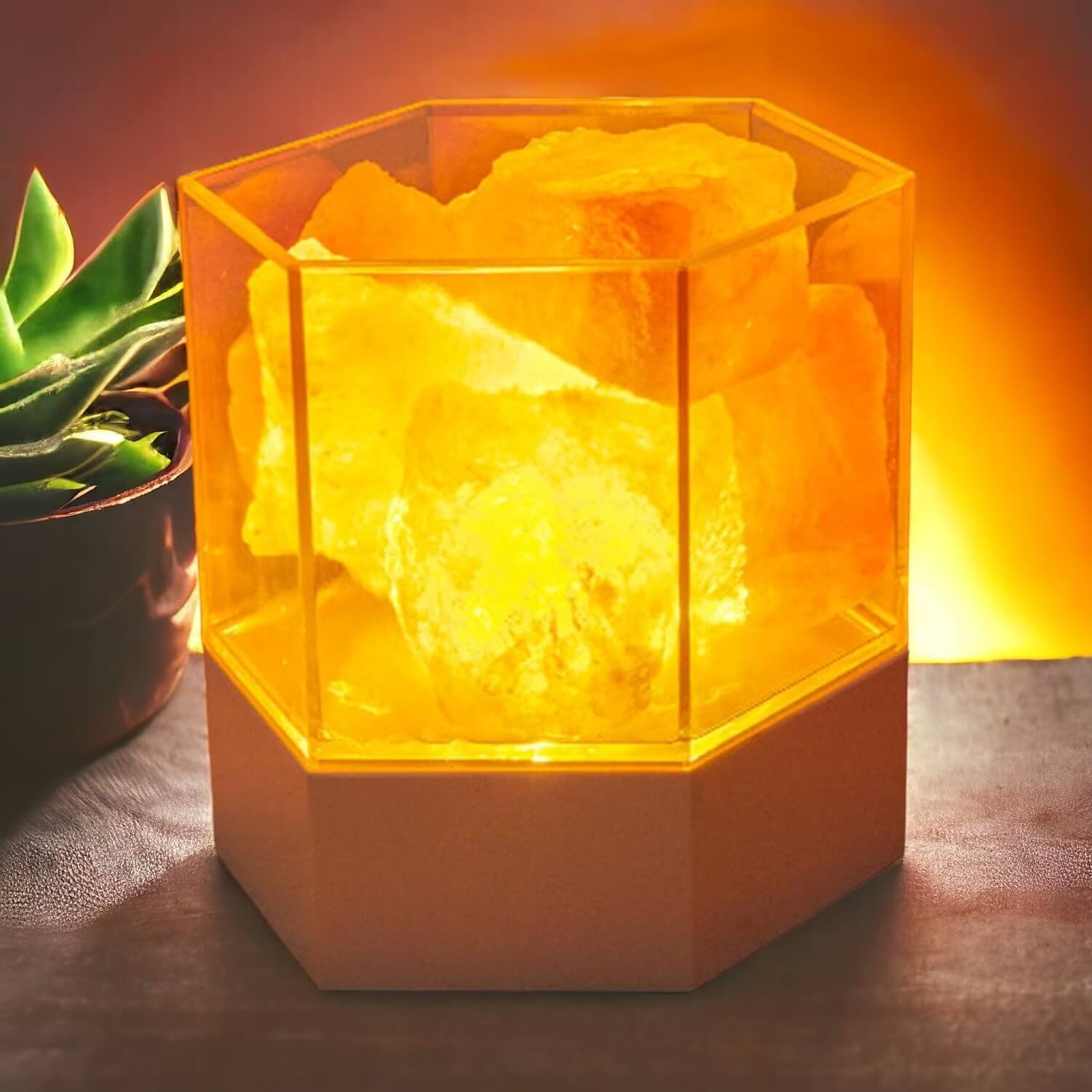 Himalayan Salt Rock Bedside Lamp