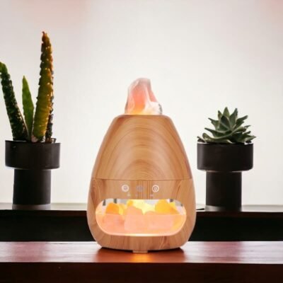 Himalayan Salt Stone Essential Oil Diffuser Lamp