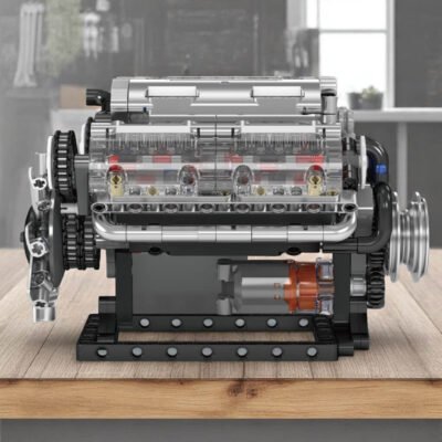 Build-It-Yourself Mini Thermal V8 Engine